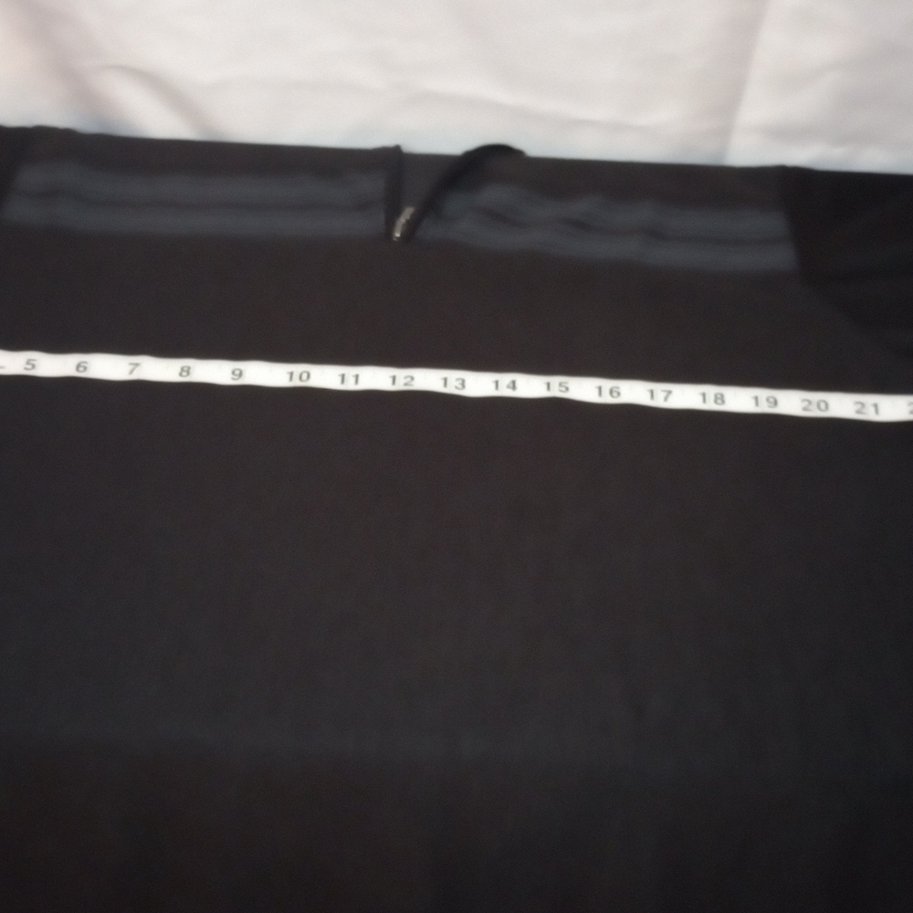 Haggard Men's Golf Shirt Black Long Sleeve Pullover 3/4 Zip Striped Texture L - Picture 7 of 11